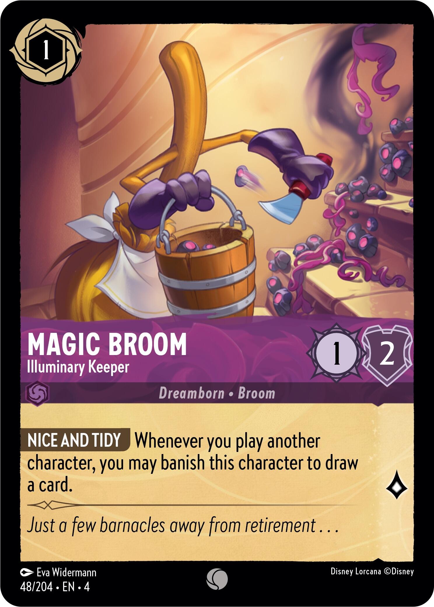 Magic Broom - Illuminary Keeper (48/204) [Ursula's Return] | Empire Gaming NC