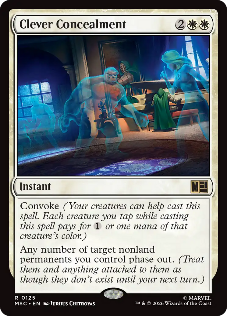 Clever Concealment (Surge Foil) [Marvel Super Heroes Commander] | Empire Gaming NC