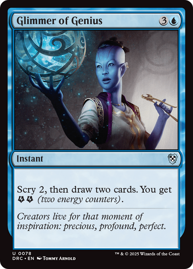 Glimmer of Genius [Aetherdrift Commander] | Empire Gaming NC