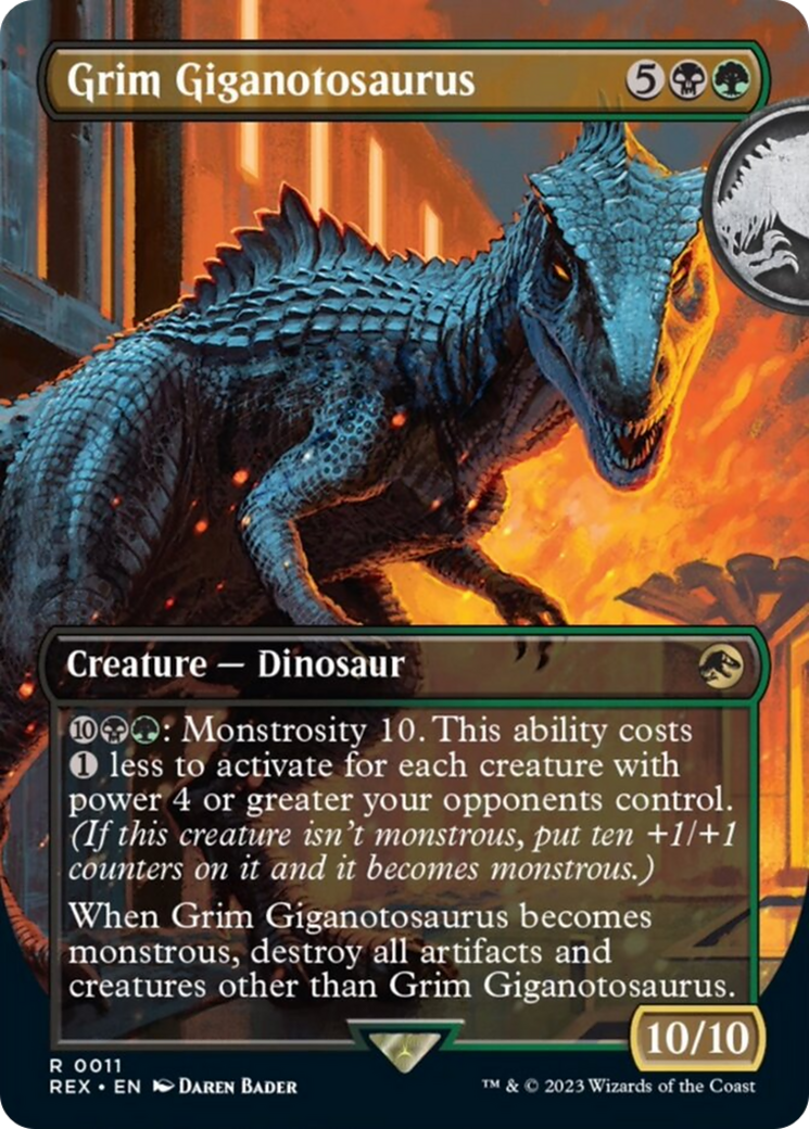 Grim Giganotosaurus (Borderless) [Jurassic World Collection] | Empire Gaming NC