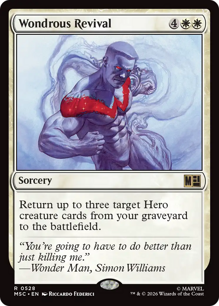 Wondrous Revival [Marvel Super Heroes Commander] | Empire Gaming NC