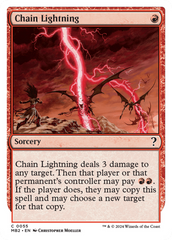 Chain Lightning (White Border) [Mystery Booster 2] | Empire Gaming NC