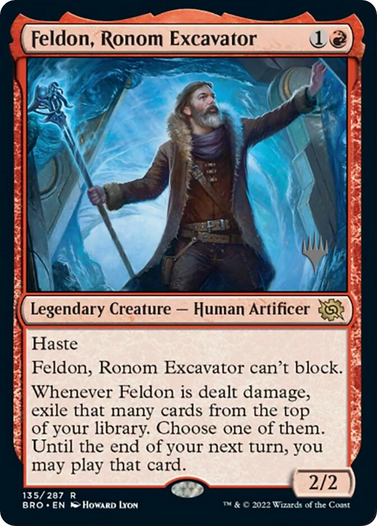 Feldon, Ronom Excavator (Promo Pack) [The Brothers' War Promos] | Empire Gaming NC