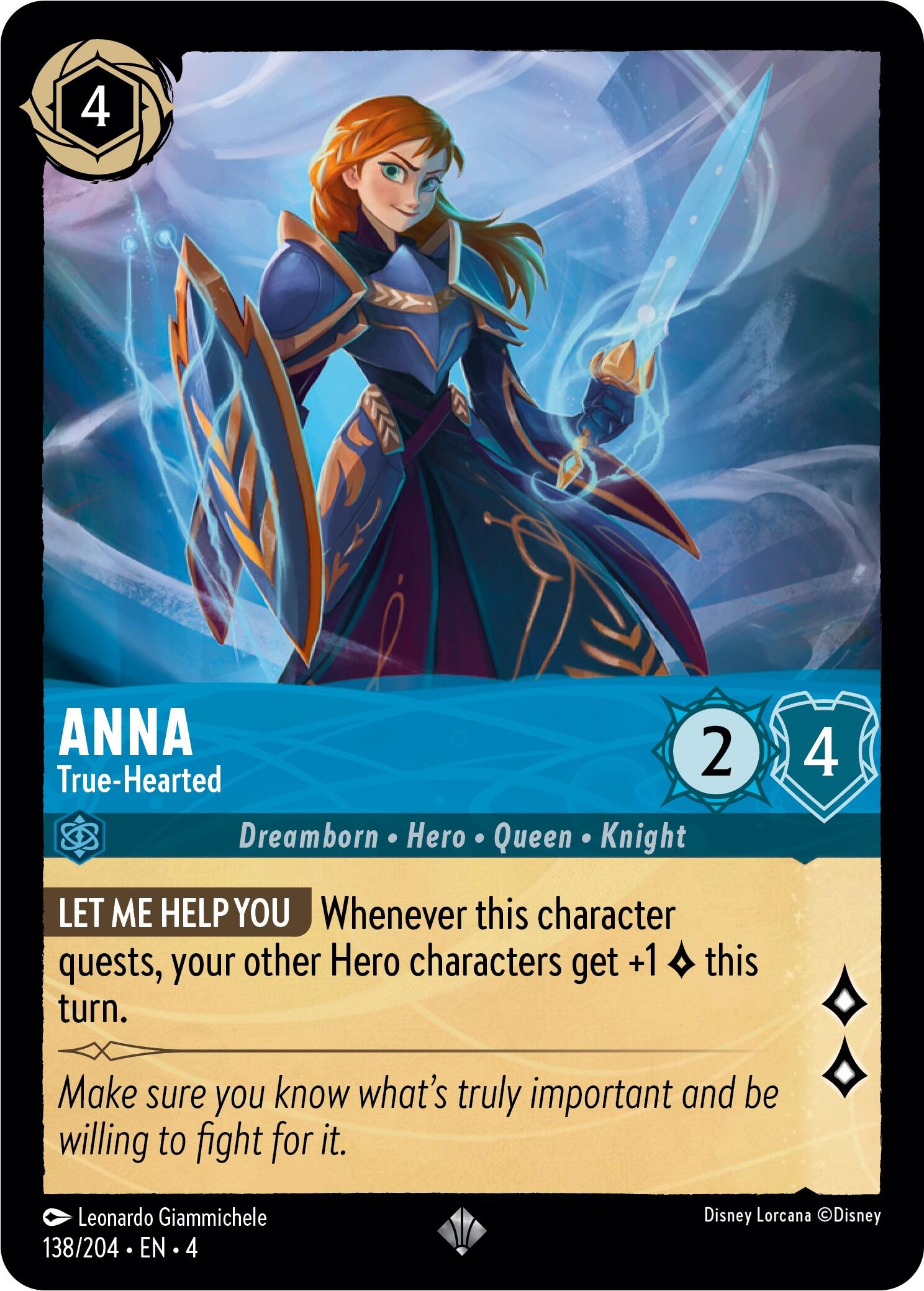 Anna - True-Hearted (138/204) [Ursula's Return] | Empire Gaming NC