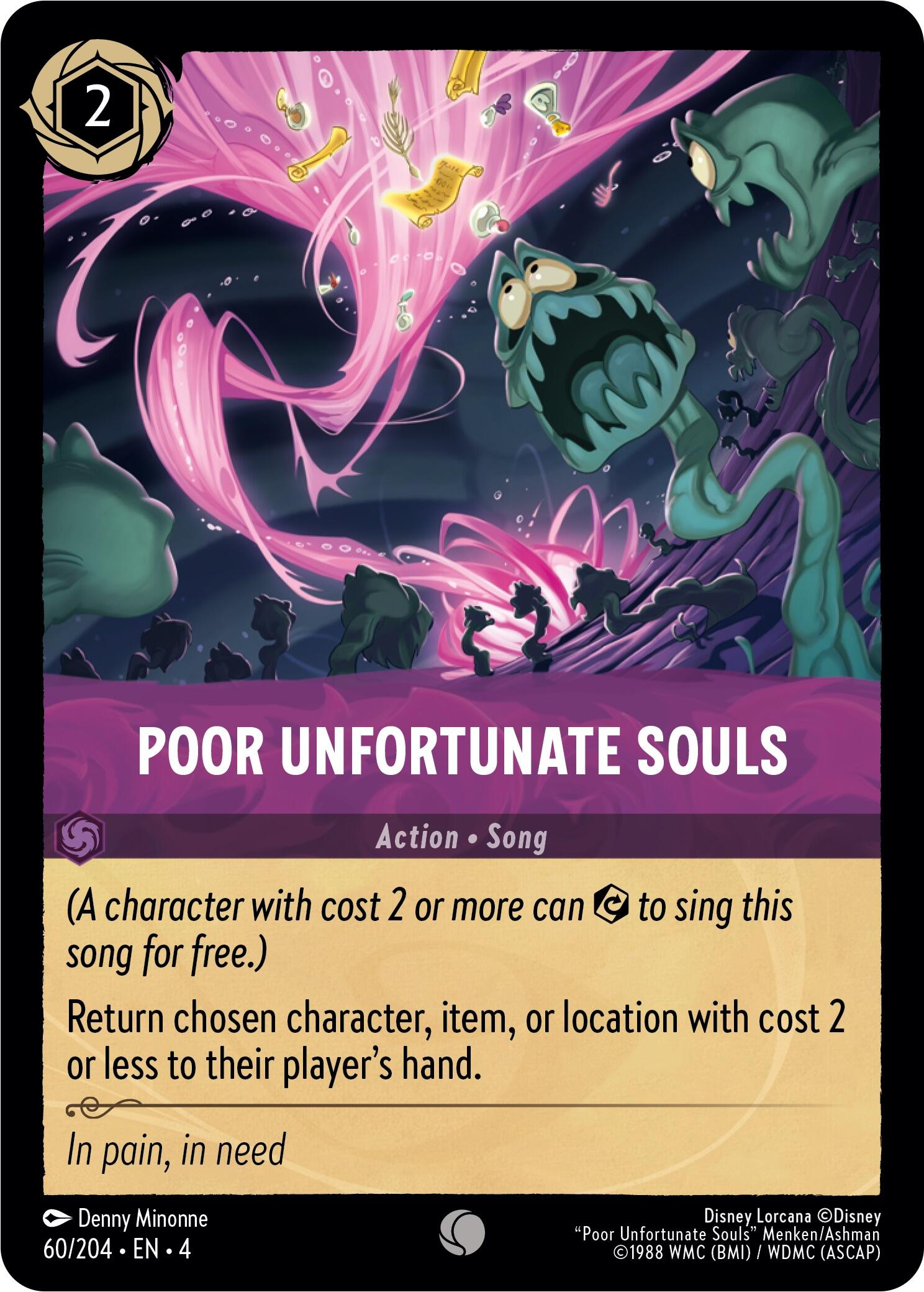 Poor Unfortunate Souls (60/204) [Ursula's Return] | Empire Gaming NC
