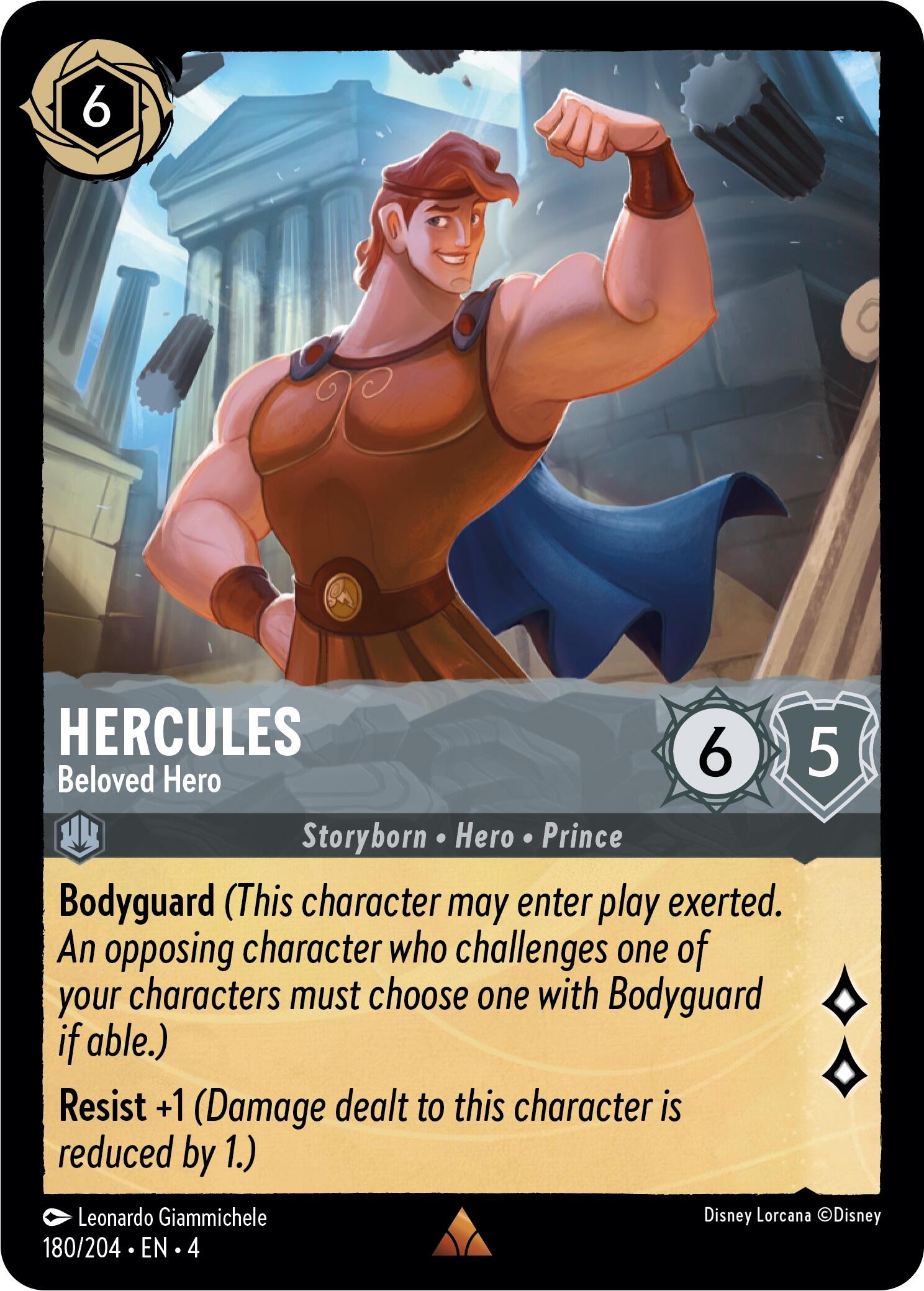 Hercules - Beloved Hero (180/204) [Ursula's Return] | Empire Gaming NC