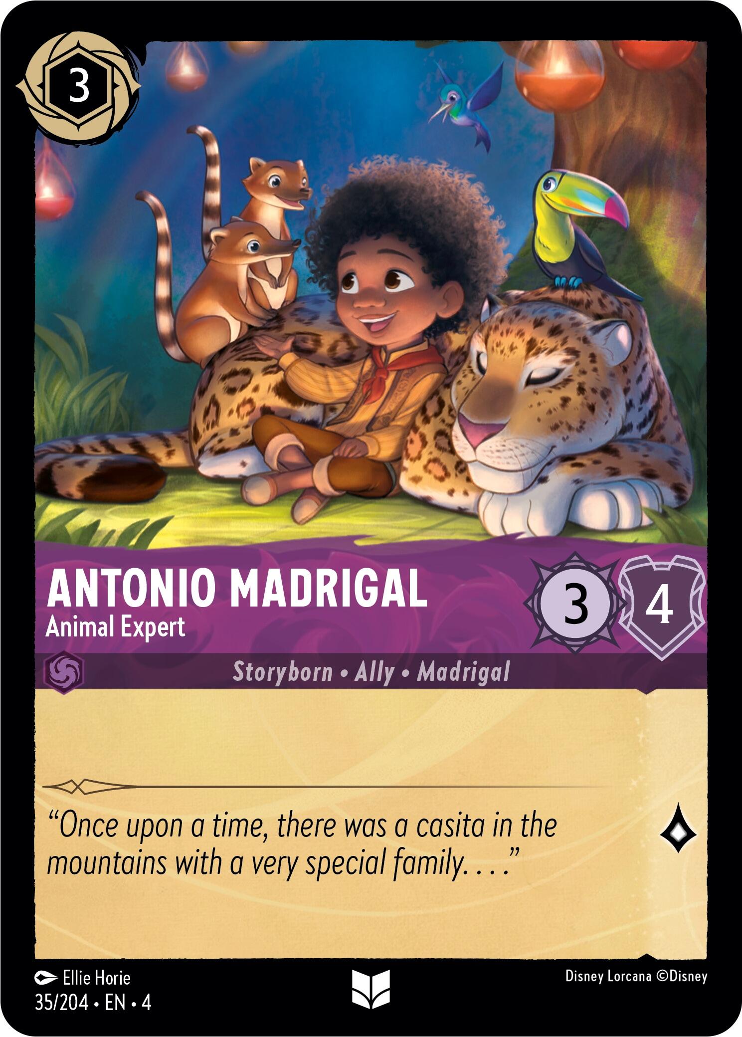 Antonio Madrigal - Animal Expert (35/204) [Ursula's Return] | Empire Gaming NC