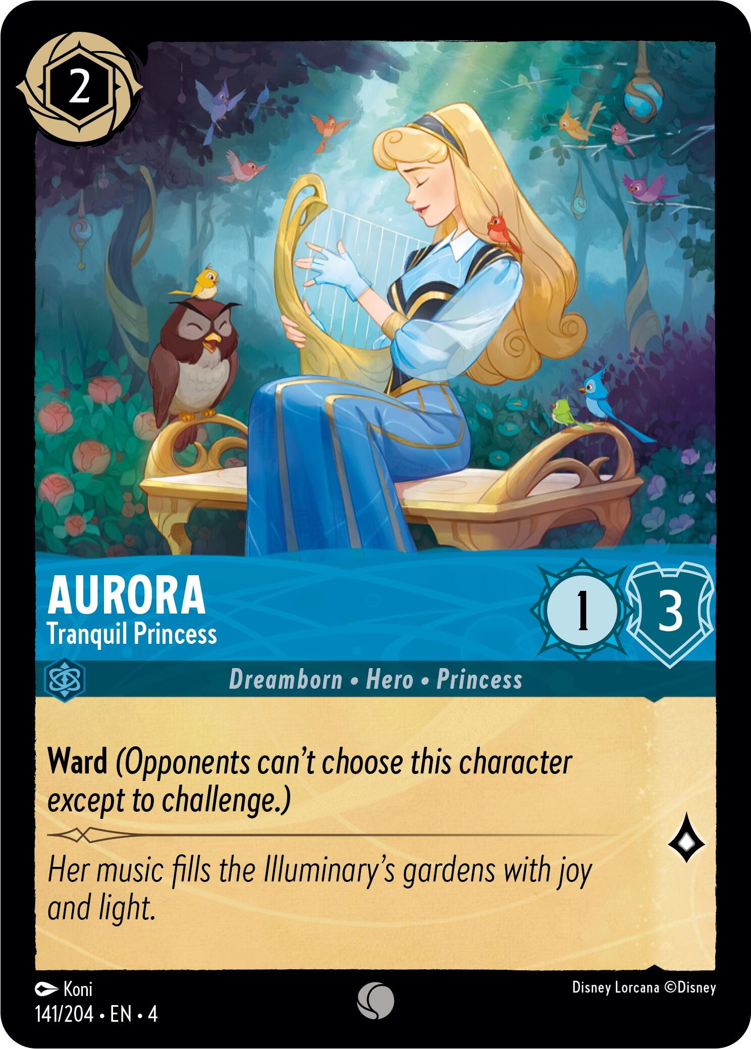 Aurora - Tranquil Princess (141/204) [Ursula's Return] | Empire Gaming NC