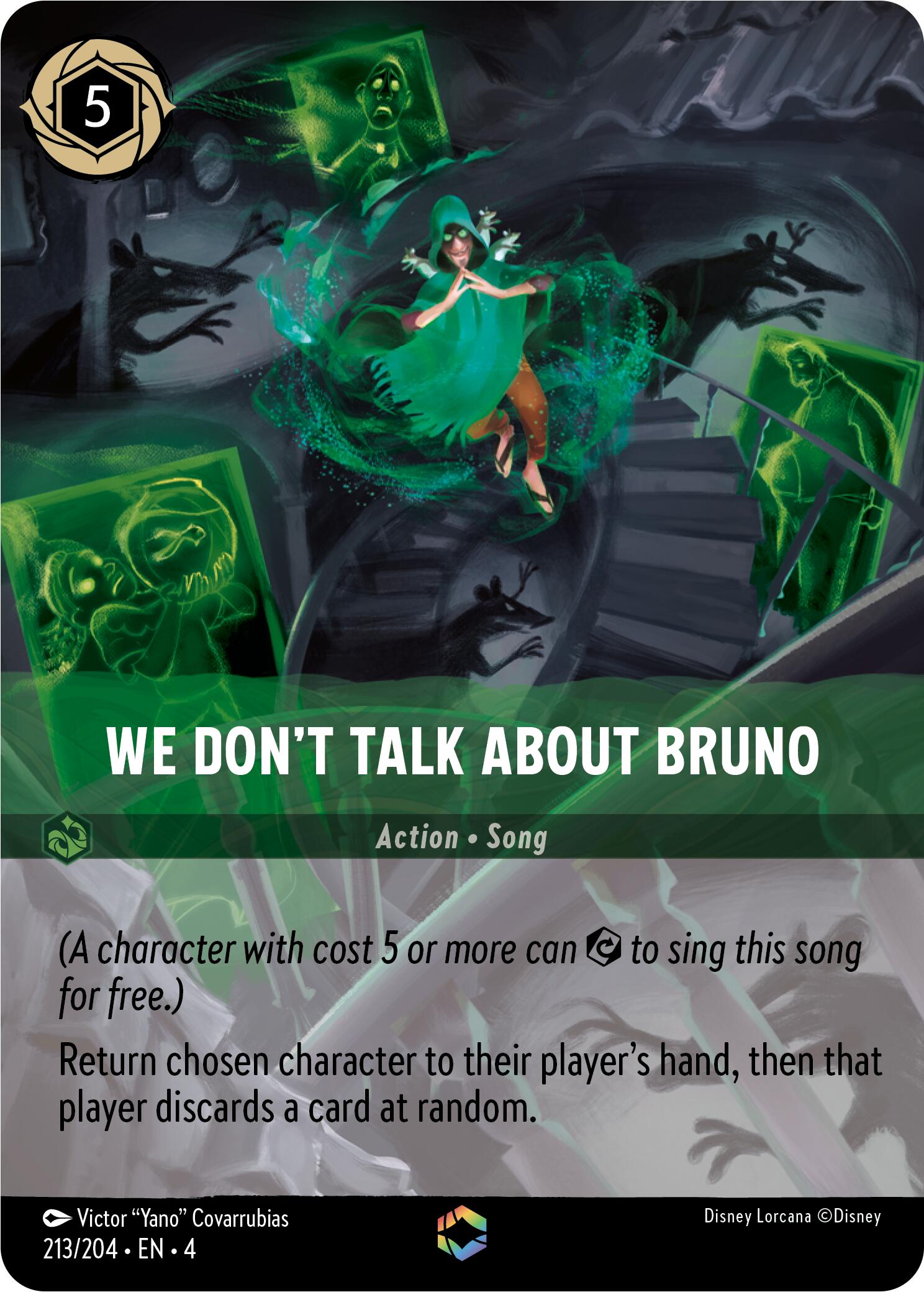 We Don't Talk About Bruno (Enchanted) (213/204) [Ursula's Return] | Empire Gaming NC