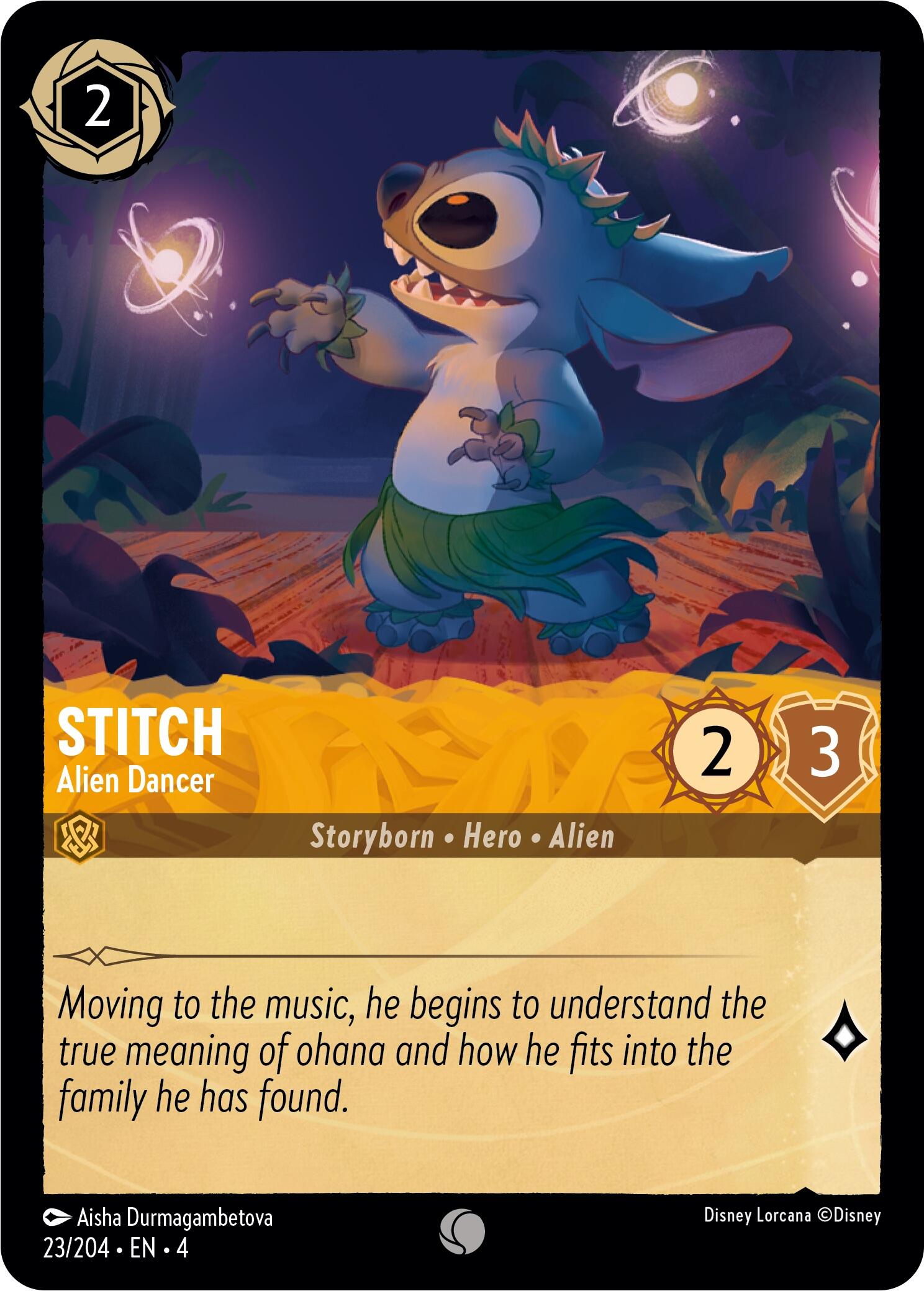 Stitch - Alien Dancer (23/204) [Ursula's Return] | Empire Gaming NC