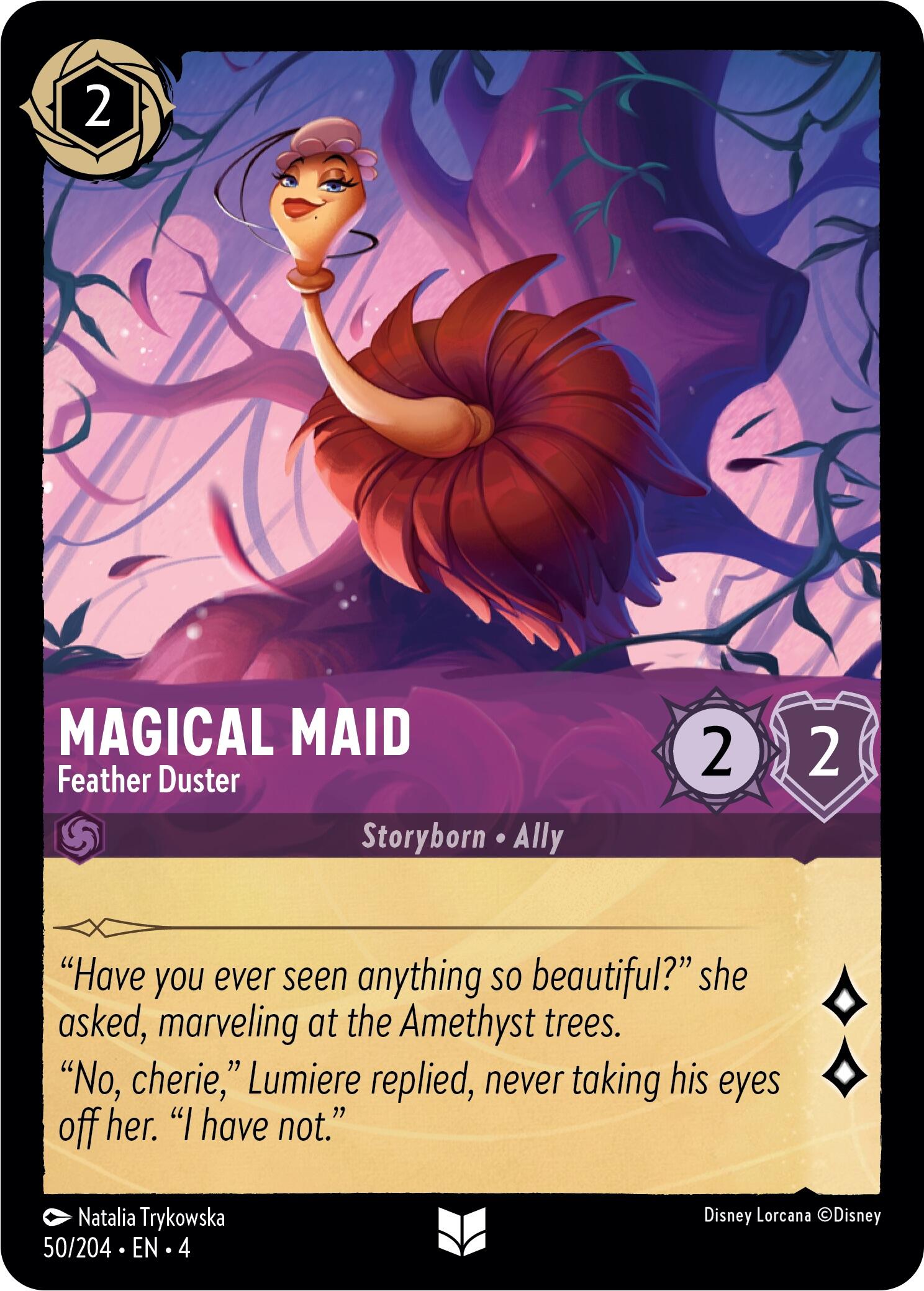 Magical Maid - Feather Duster (50/204) [Ursula's Return] | Empire Gaming NC