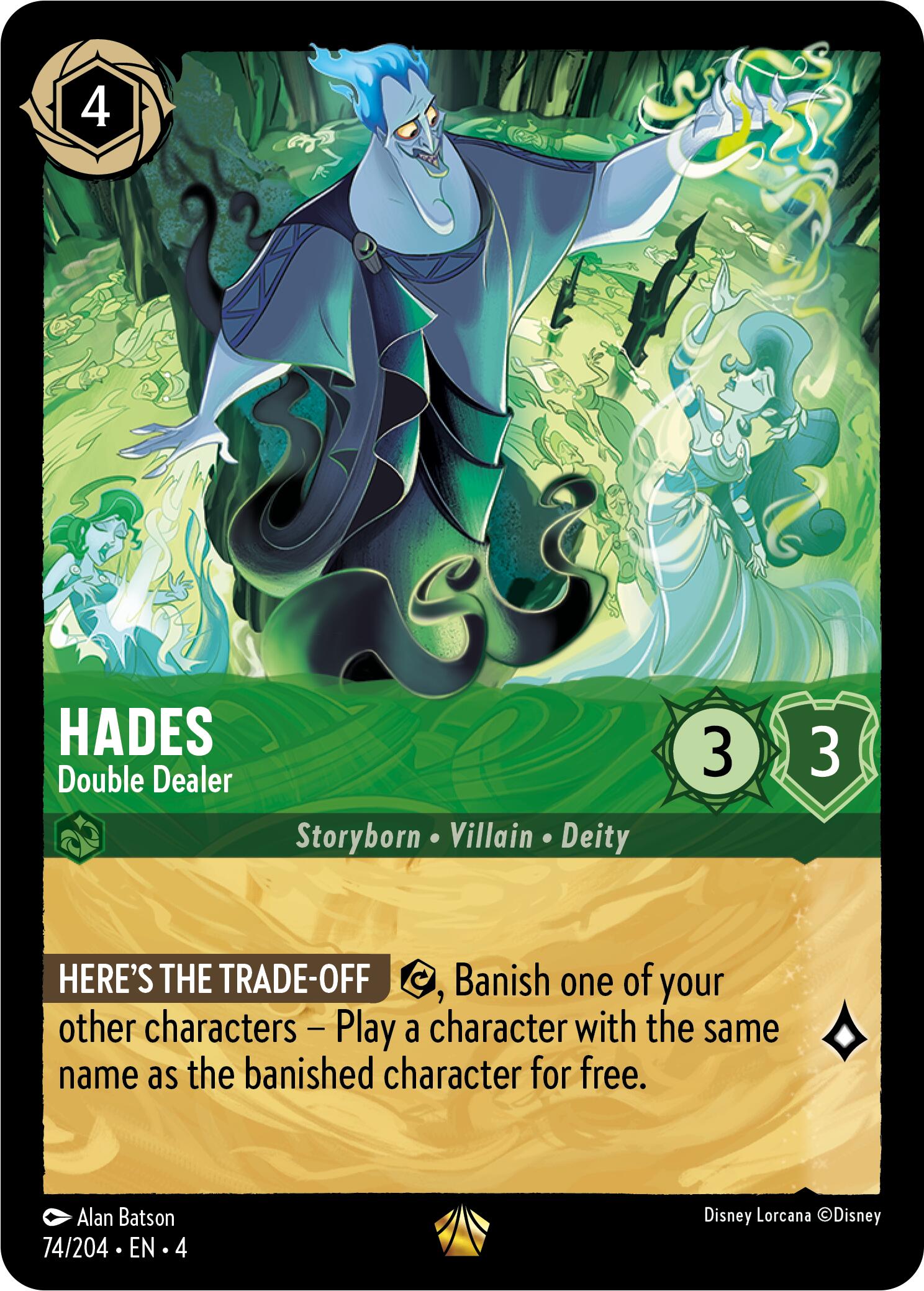 Hades - Double Dealer (74/204) [Ursula's Return] | Empire Gaming NC