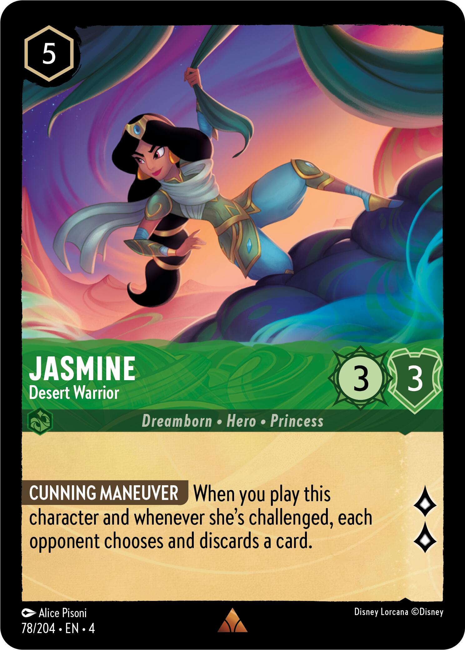 Jasmine - Desert Warrior (78/204) [Ursula's Return] | Empire Gaming NC