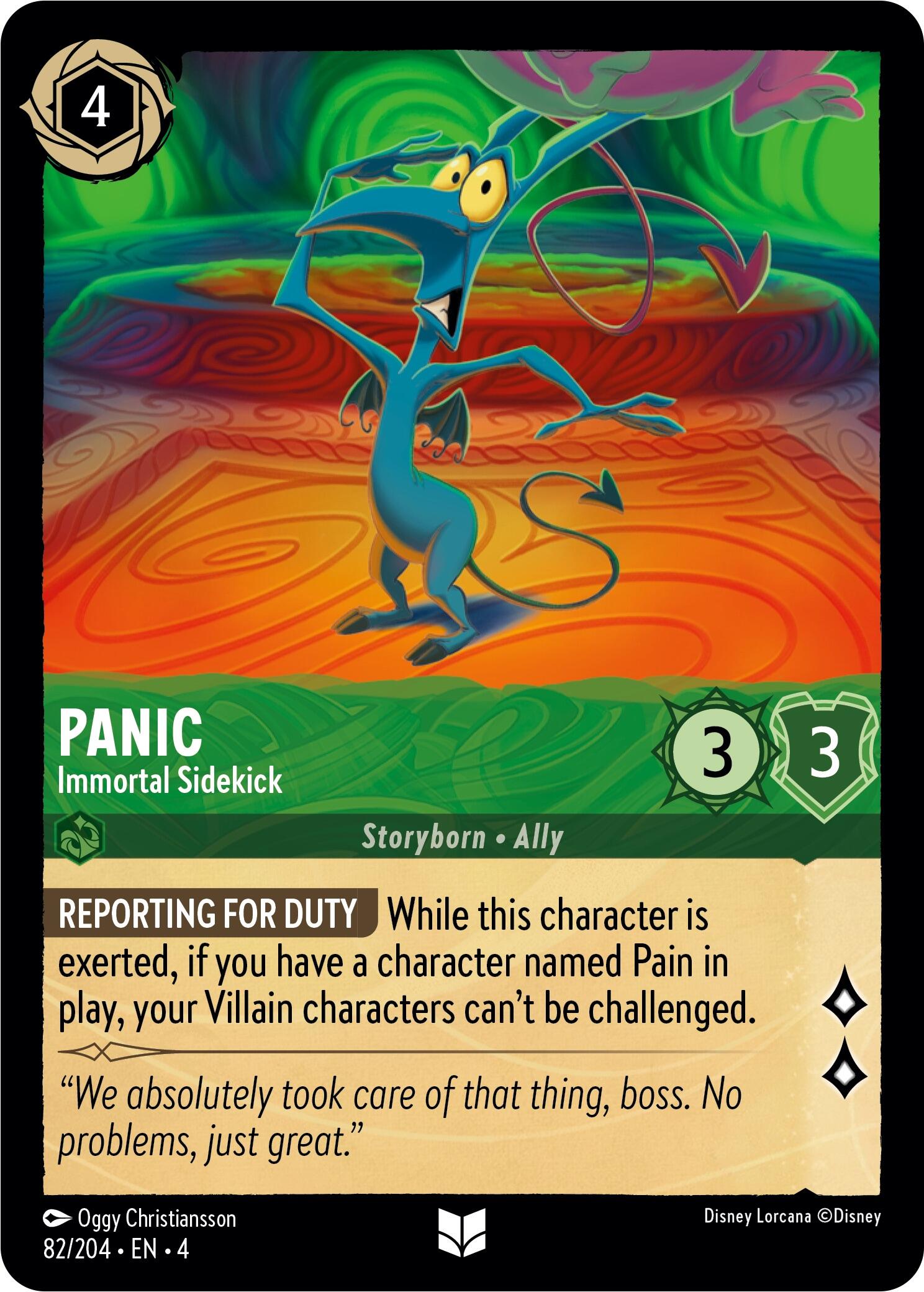 Panic - Immortal Sidekick (82/204) [Ursula's Return] | Empire Gaming NC