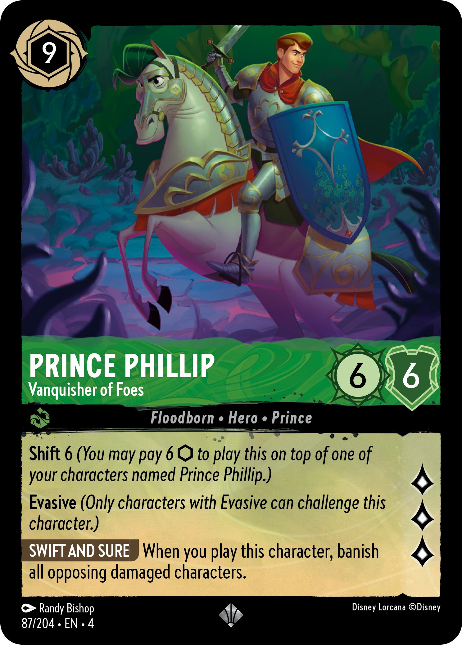 Prince Phillip - Vanquisher of Foes (87/204) [Ursula's Return] | Empire Gaming NC