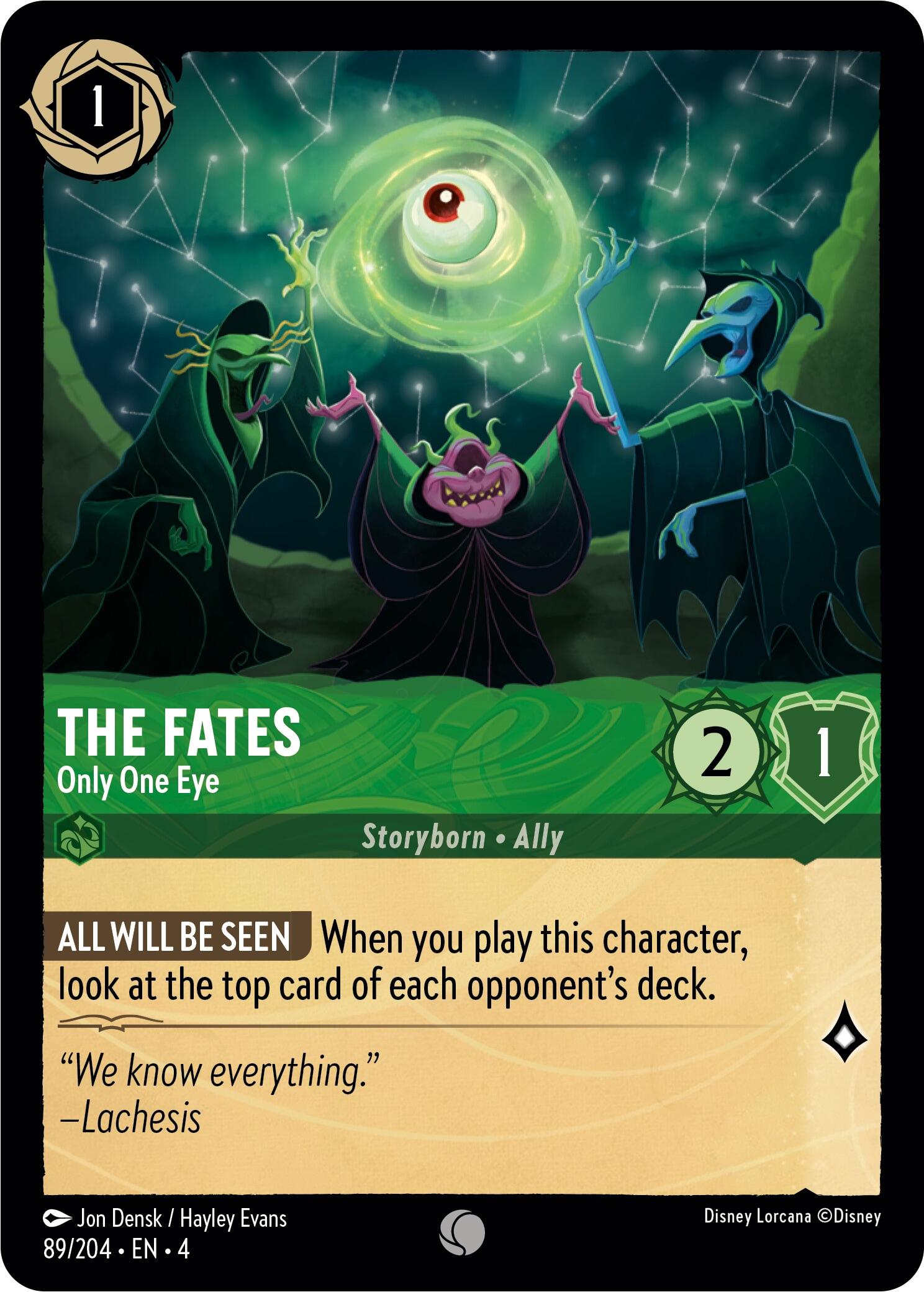 The Fates - Only One Eye (89/204) [Ursula's Return] | Empire Gaming NC