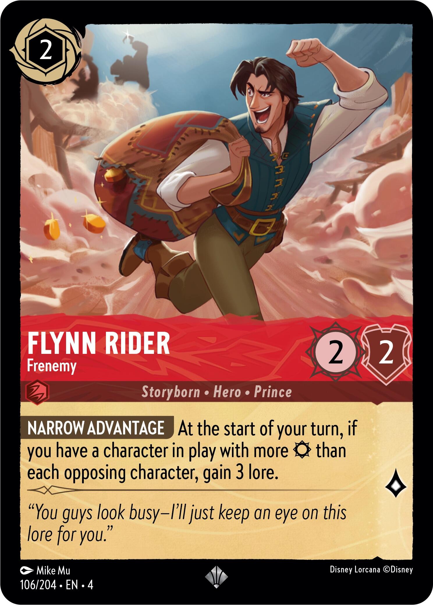 Flynn Rider - Frenemy (106/204) [Ursula's Return] | Empire Gaming NC