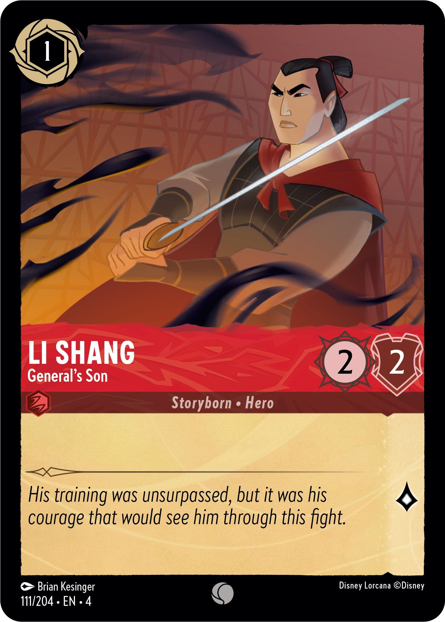 Li Shang - General's Son (111/204) [Ursula's Return] | Empire Gaming NC