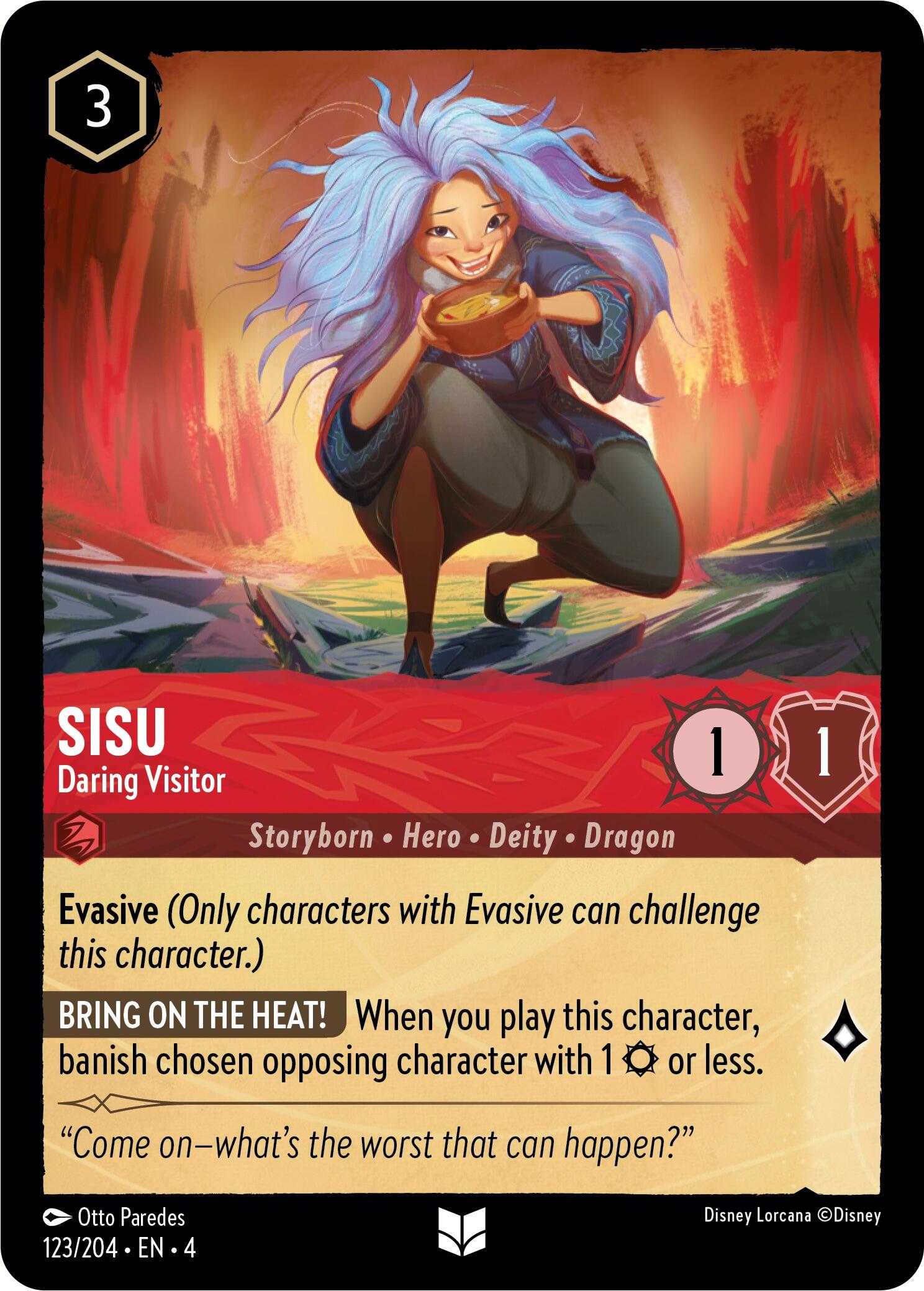Sisu - Daring Visitor (123/204) [Ursula's Return] | Empire Gaming NC