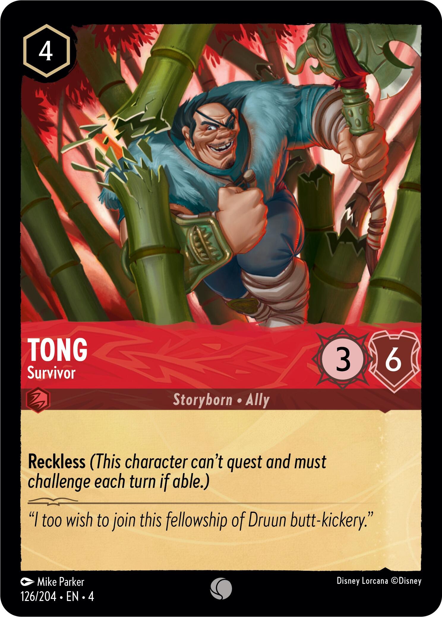 Tong - Survivor (126/204) [Ursula's Return] | Empire Gaming NC