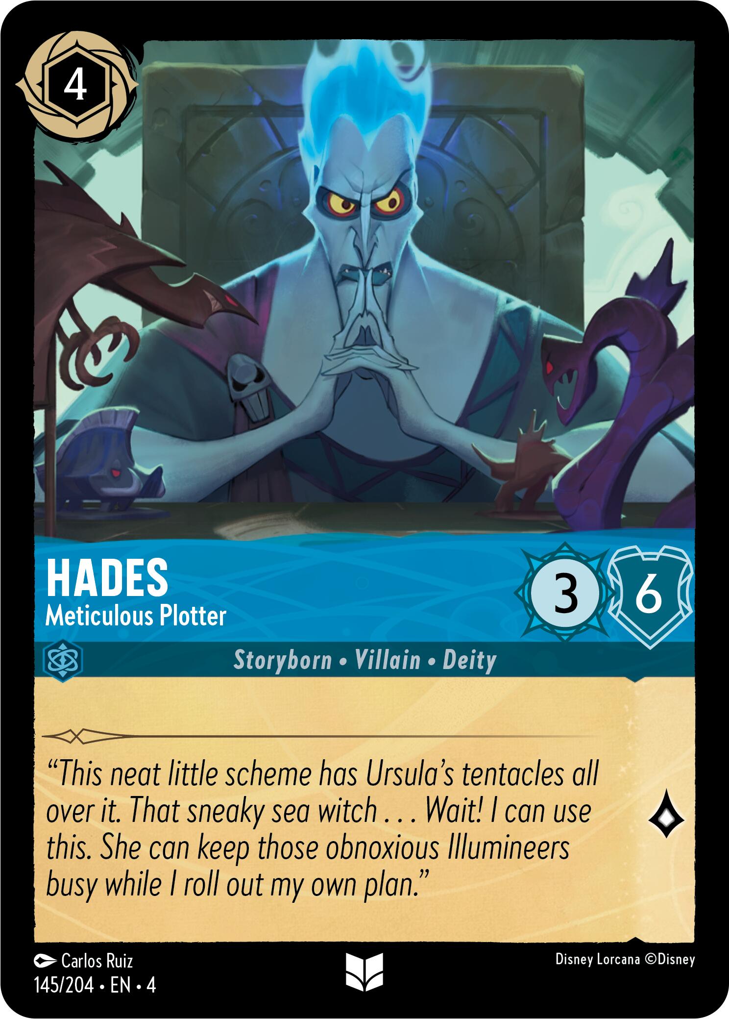 Hades - Meticulous Plotter (145/204) [Ursula's Return] | Empire Gaming NC