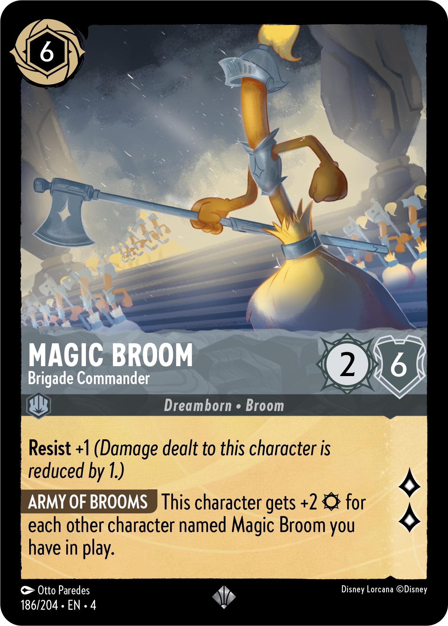 Magic Broom - Brigade Commander (186/204) [Ursula's Return] | Empire Gaming NC