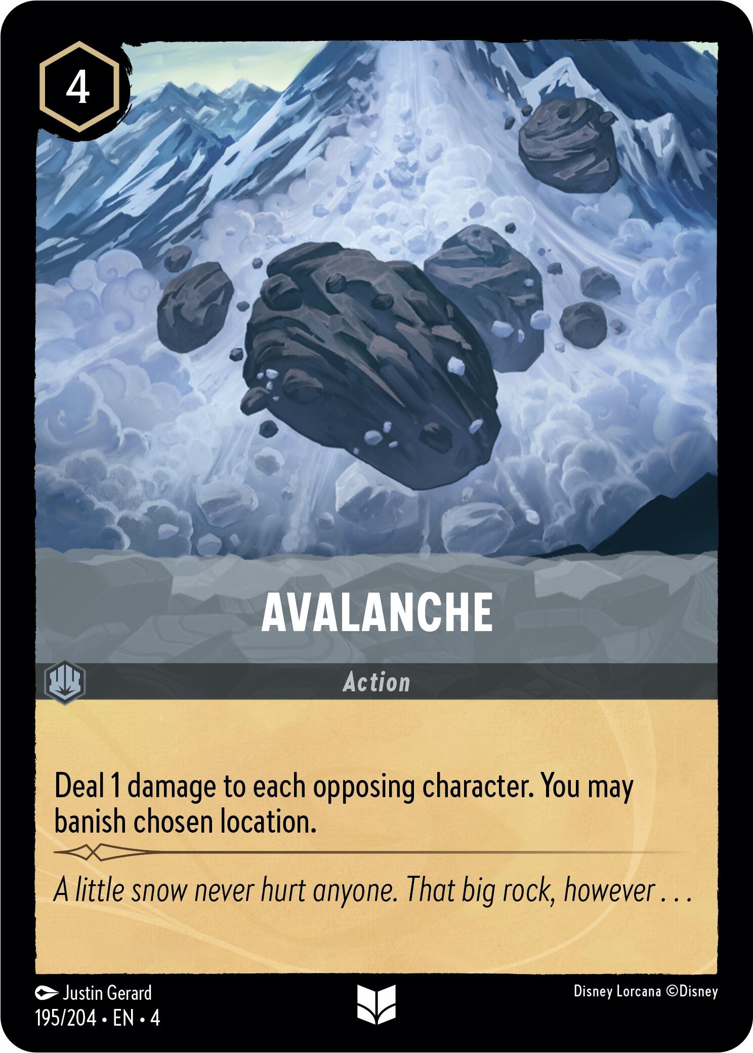 Avalanche (195/204) [Ursula's Return] | Empire Gaming NC