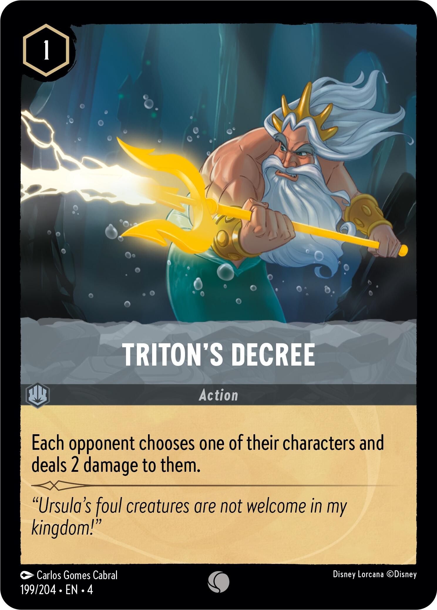 Triton's Decree (199/204) [Ursula's Return] | Empire Gaming NC