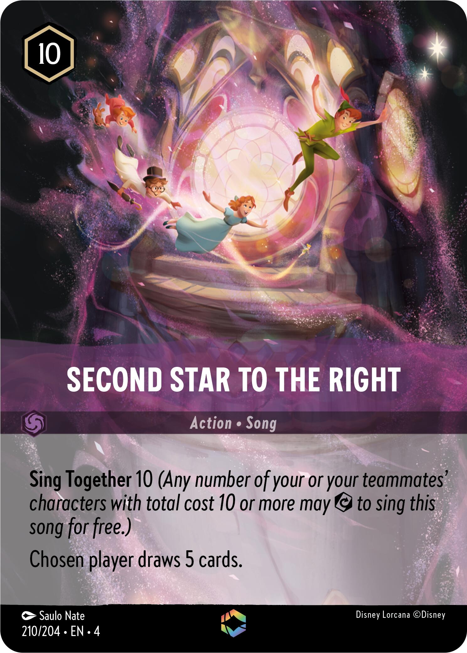 Second Star to the Right (Enchanted) (210/204) [Ursula's Return] | Empire Gaming NC
