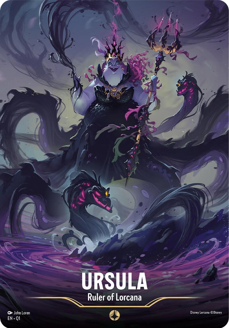 Ursula - Ruler of Lorcana (Oversized) [Illumineer's Quest: Deep Trouble] | Empire Gaming NC