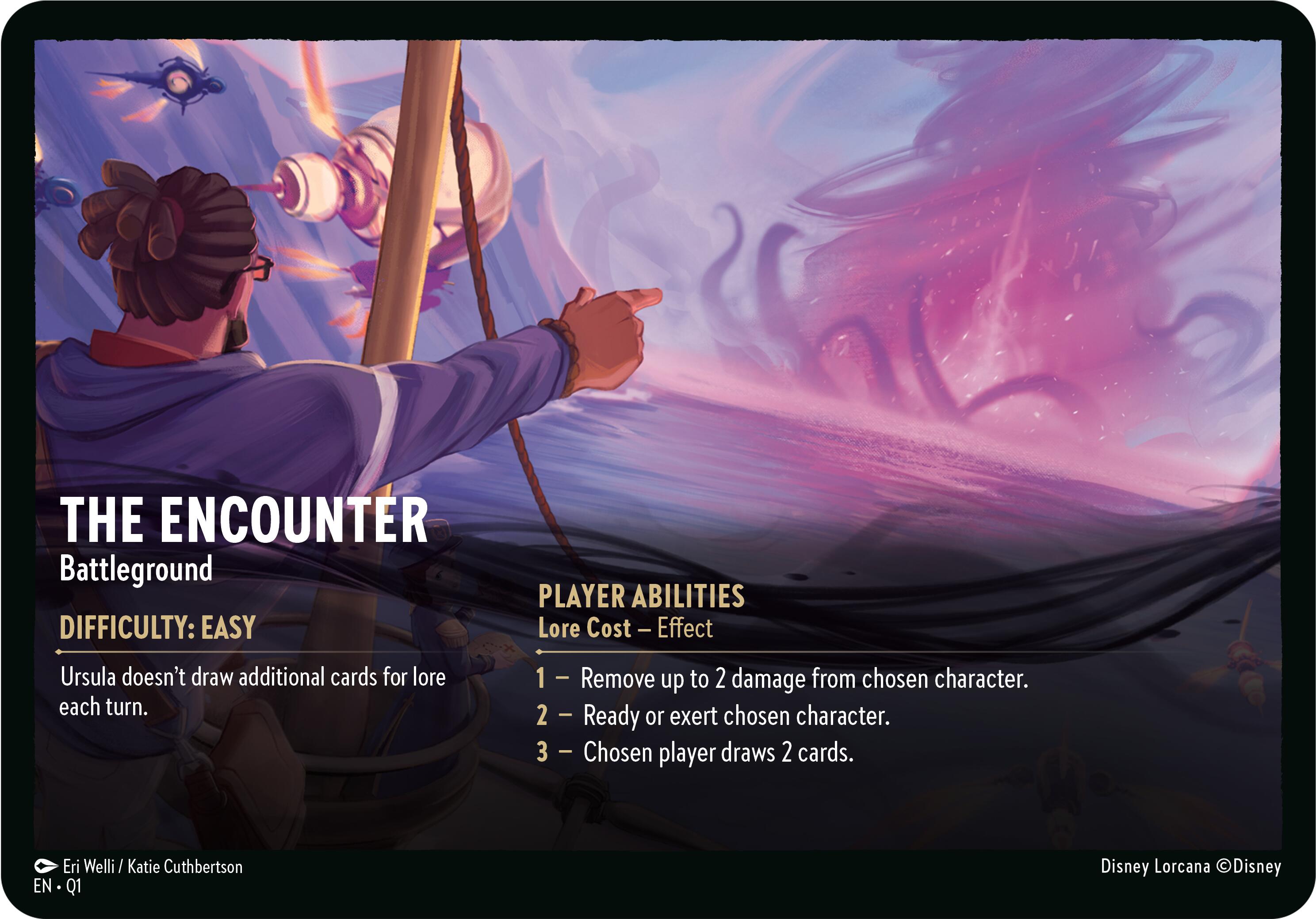 The Encounter // A Dark Realm - Battleground (Oversized) [Illumineer's Quest: Deep Trouble] | Empire Gaming NC