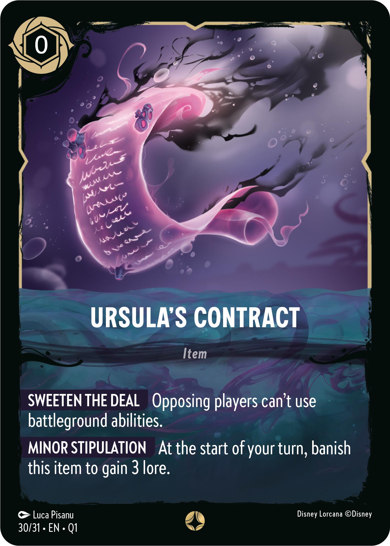 Ursula's Contract (30/31) [Illumineer's Quest: Deep Trouble] | Empire Gaming NC