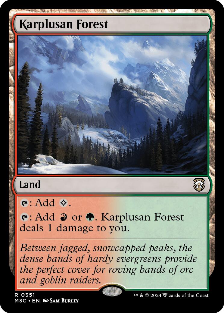 Karplusan Forest [Modern Horizons 3 Commander] | Empire Gaming NC