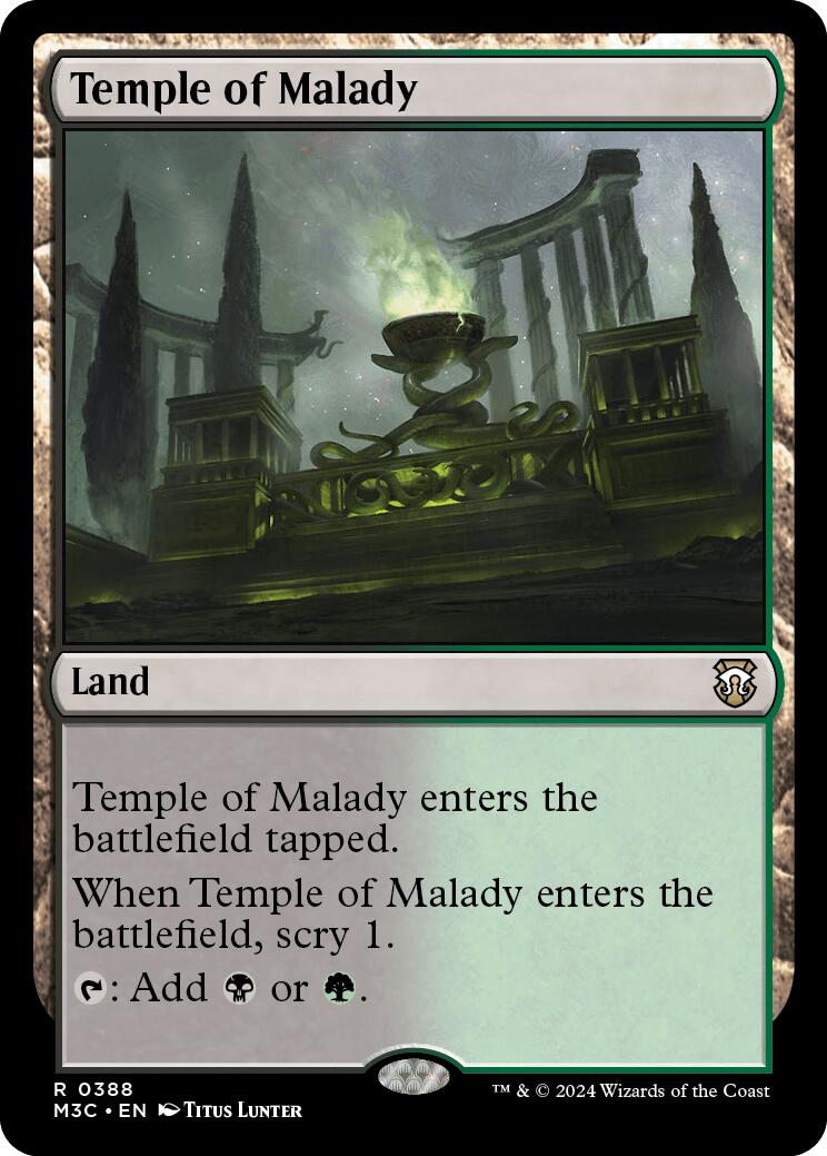 Temple of Malady [Modern Horizons 3 Commander] | Empire Gaming NC