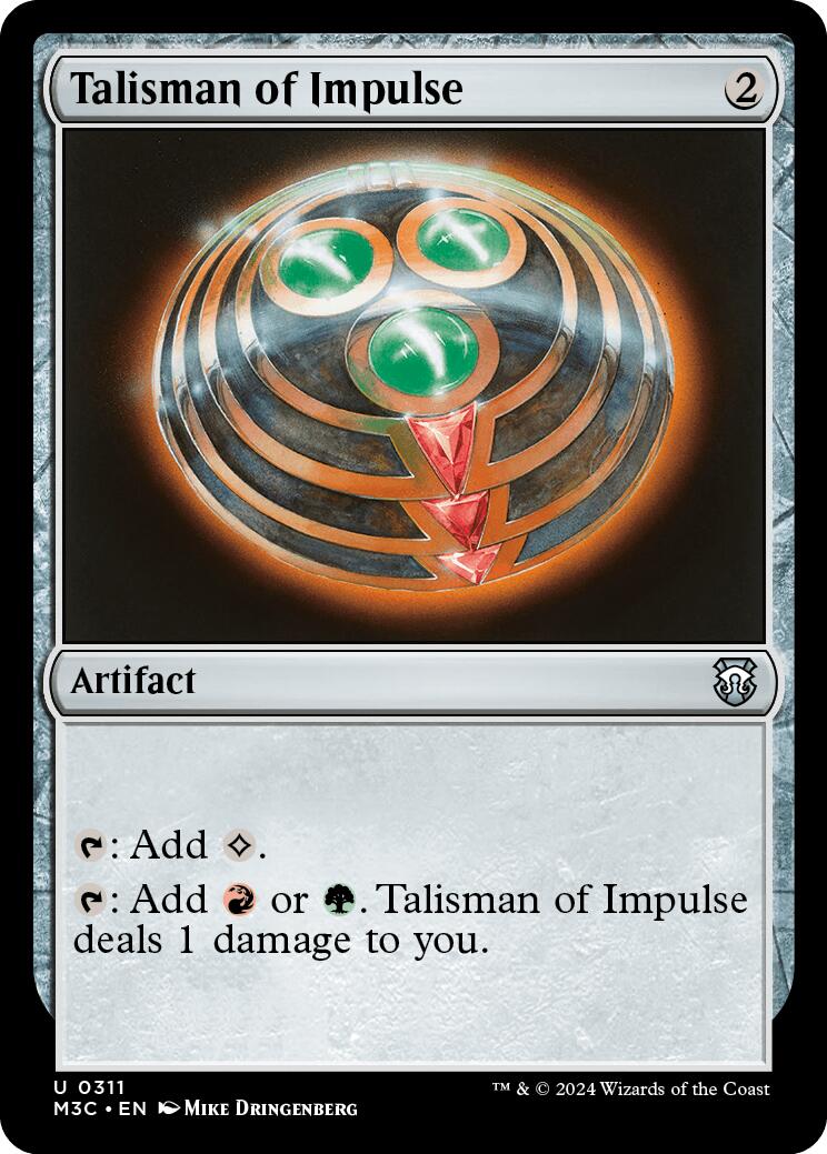 Talisman of Impulse [Modern Horizons 3 Commander] | Empire Gaming NC