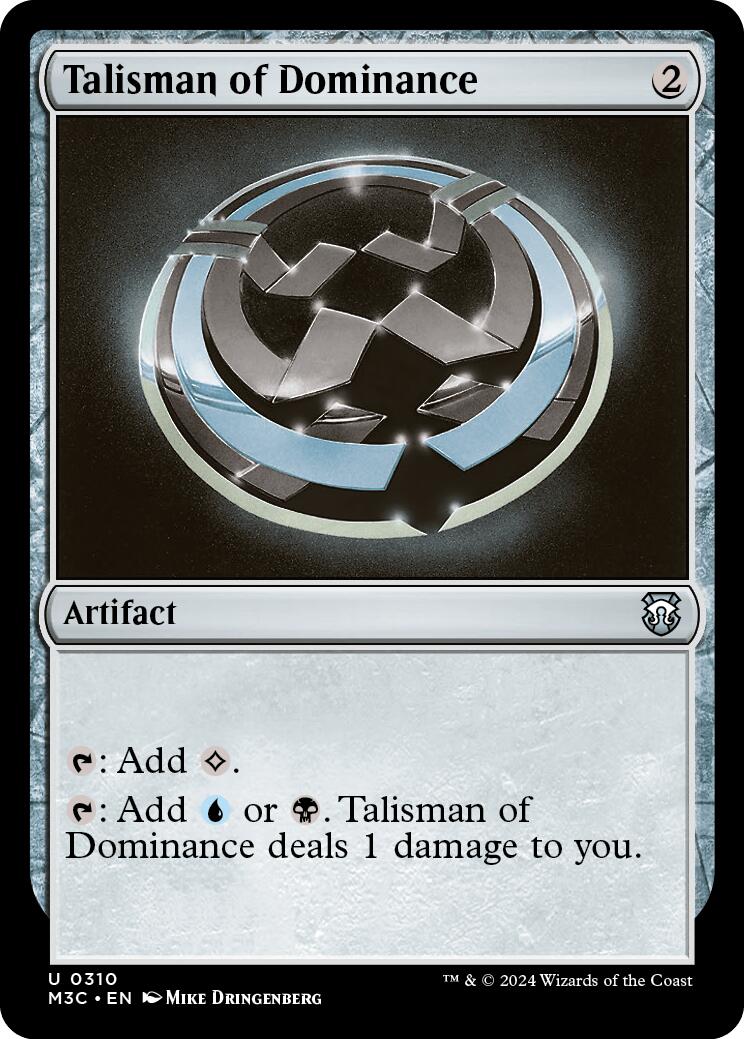 Talisman of Dominance [Modern Horizons 3 Commander] | Empire Gaming NC