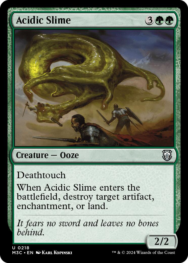 Acidic Slime [Modern Horizons 3 Commander] | Empire Gaming NC