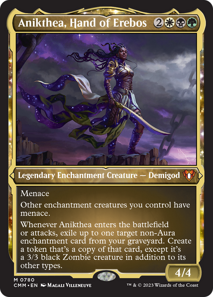 Anikthea, Hand of Erebos (Display Commander) (Foil Etched) [Commander Masters] | Empire Gaming NC