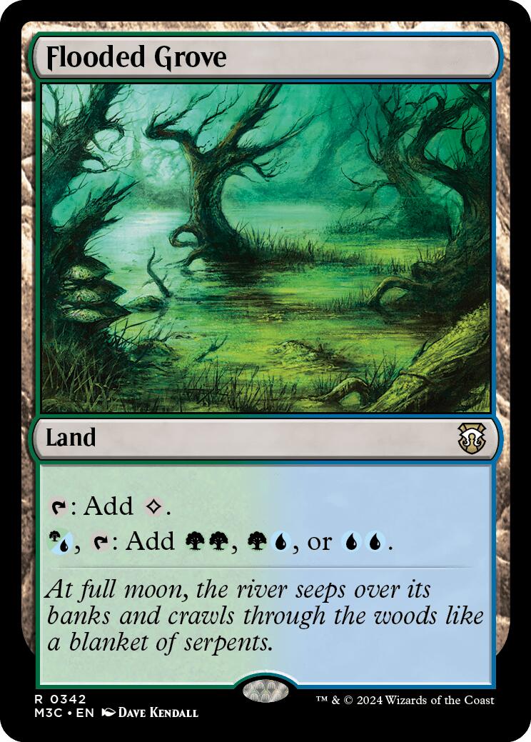 Flooded Grove [Modern Horizons 3 Commander] | Empire Gaming NC