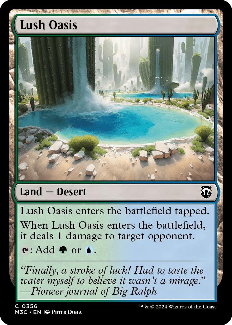 Lush Oasis [Modern Horizons 3 Commander] | Empire Gaming NC