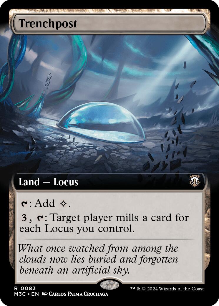 Trenchpost (Extended Art) [Modern Horizons 3 Commander] | Empire Gaming NC