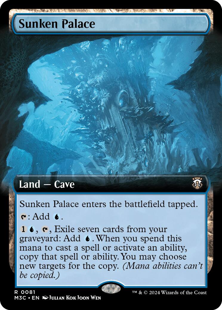 Sunken Palace (Extended Art) [Modern Horizons 3 Commander] | Empire Gaming NC