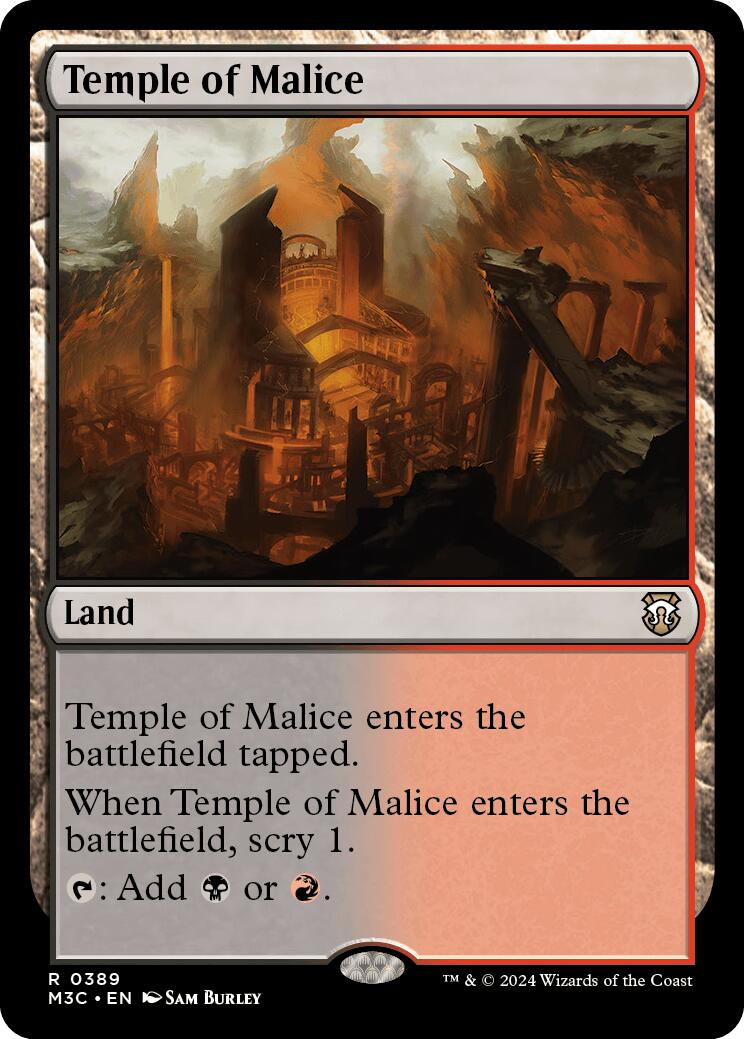 Temple of Malice [Modern Horizons 3 Commander] | Empire Gaming NC