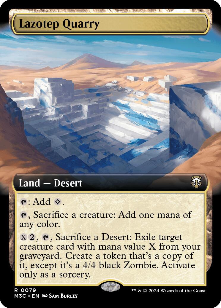 Lazotep Quarry (Extended Art) (Ripple Foil) [Modern Horizons 3 Commander] | Empire Gaming NC