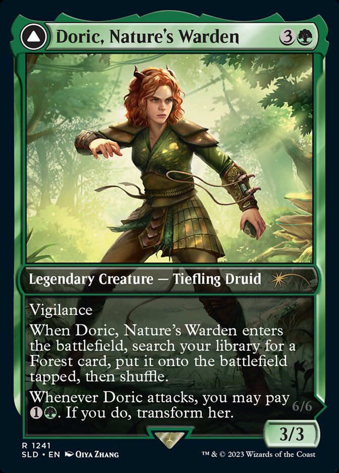 Doric, Nature's Warden // Doric, Owlbear Avenger [Secret Lair Drop Series] | Empire Gaming NC