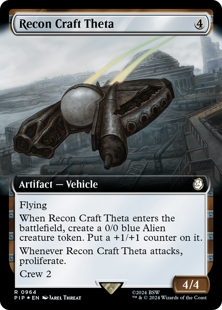 Recon Craft Theta (Extended Art) (Surge Foil) [Fallout] | Empire Gaming NC