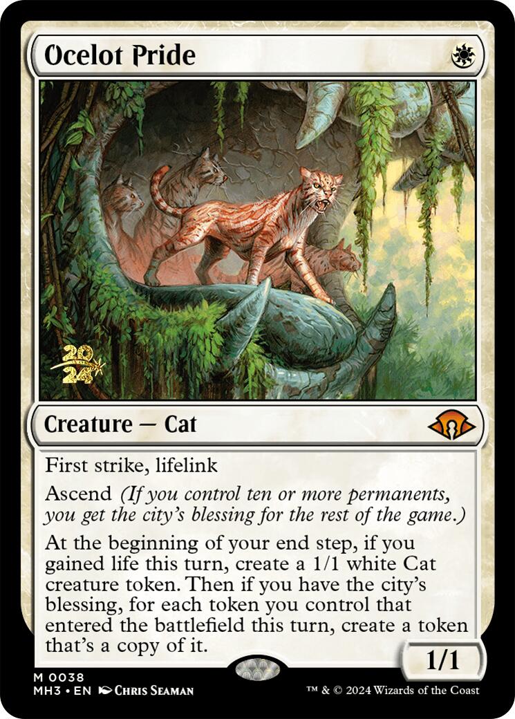 Ocelot Pride [Modern Horizons 3 Prerelease Promos] | Empire Gaming NC