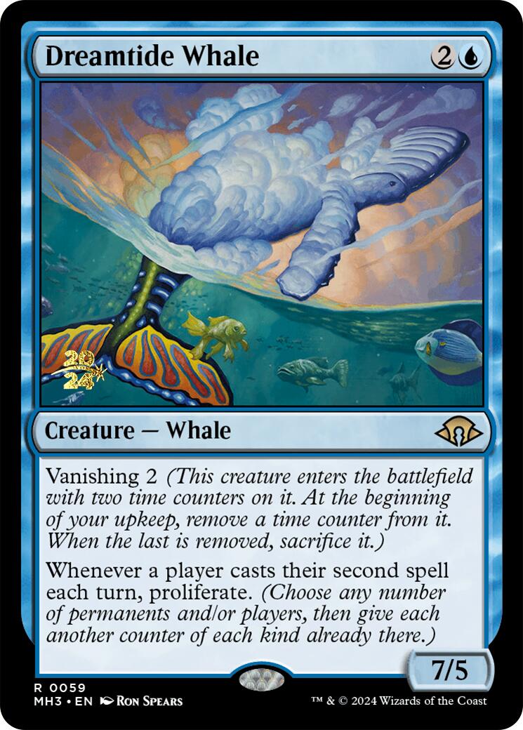 Dreamtide Whale [Modern Horizons 3 Prerelease Promos] | Empire Gaming NC