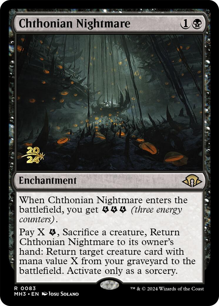 Chthonian Nightmare [Modern Horizons 3 Prerelease Promos] | Empire Gaming NC