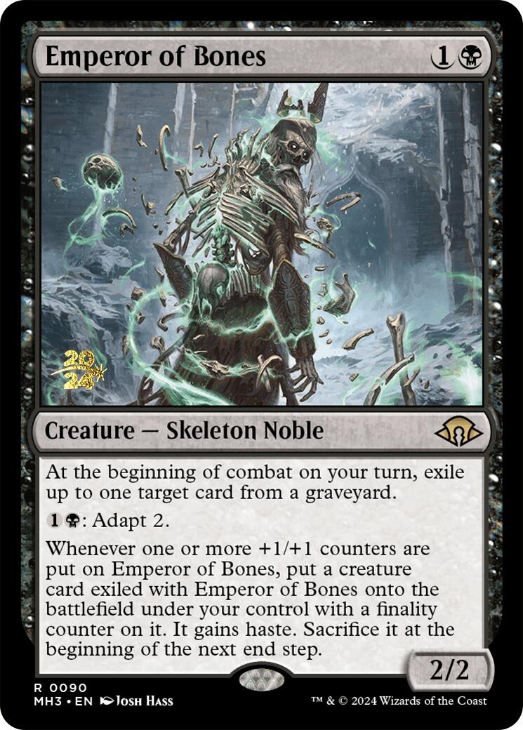 Emperor of Bones [Modern Horizons 3 Prerelease Promos] | Empire Gaming NC